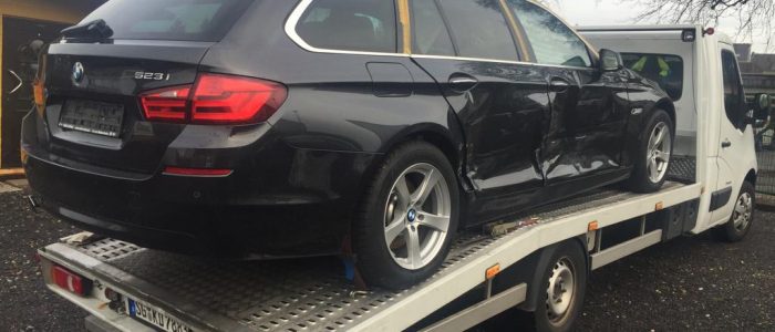 Unfallschaden Autotransport