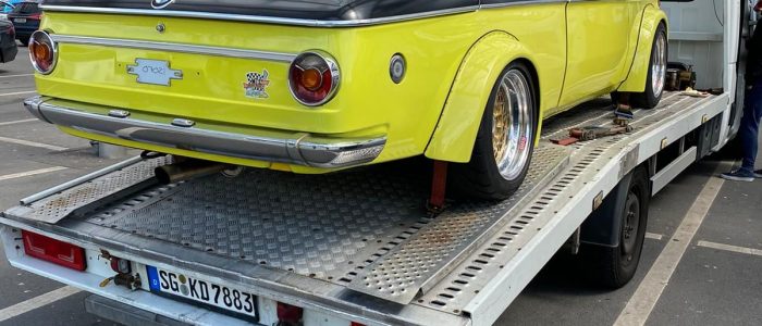 Autotransport mit BMW 2002