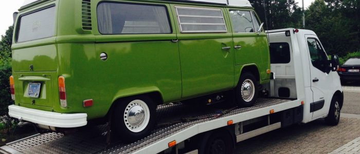 Autotransport mit VW Bus